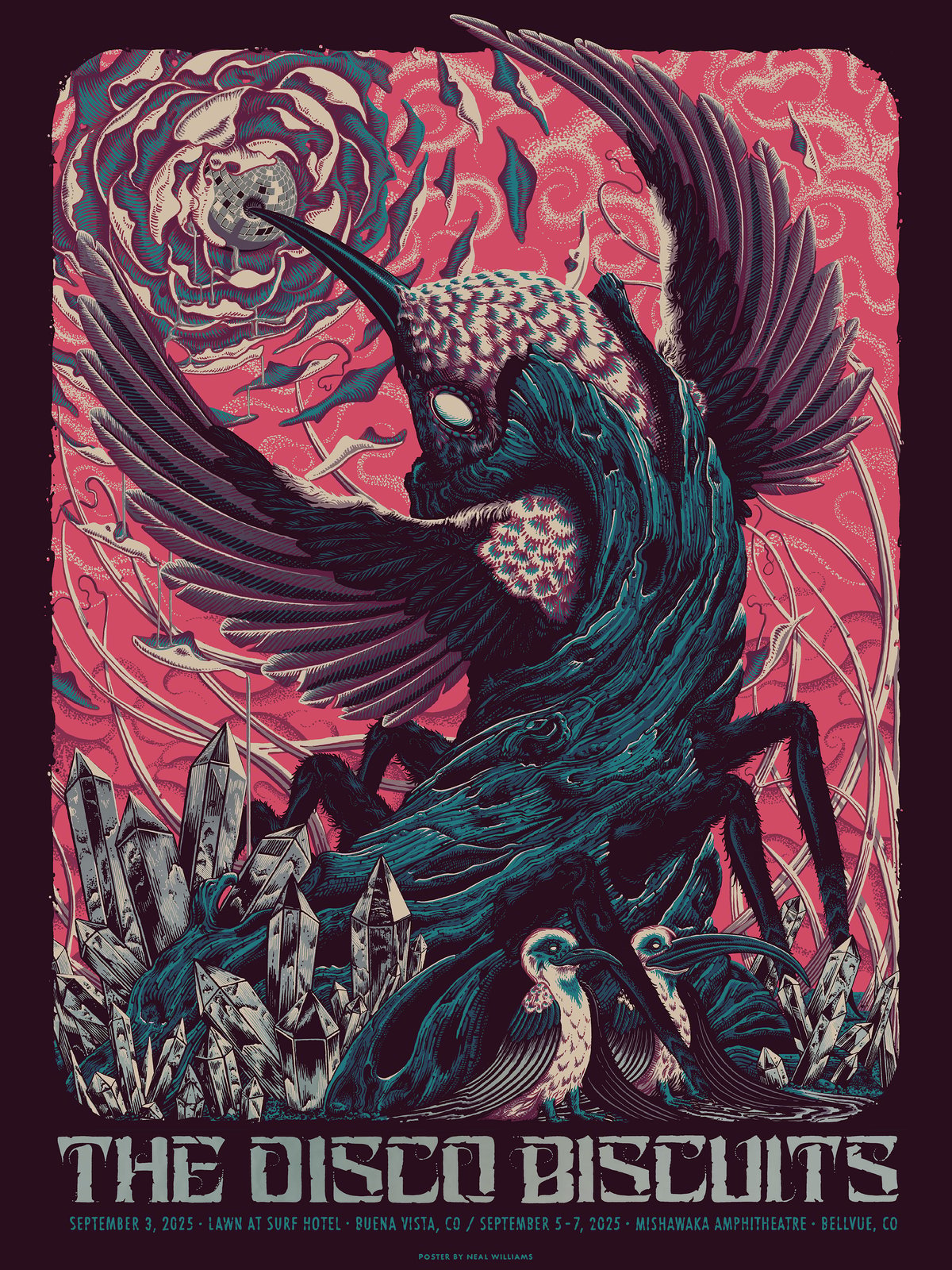 The Disco Biscuits in Buena Vista and Bellvue, CO Poster - Foil